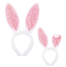 Home Company Rabbit Ear Art.273152 Karnevāla piederums  - zaķa ausis,1 gab
