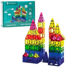 Magnētiskais konstruktors 120 daļas Springos KG0049