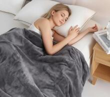 Double-Sided Electric Blanket 120x160 cm Heating Mat with Temperature Control and Remote