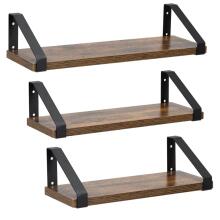 Wall Shelf Set 3 pcs 30/35/40x12x9 cm HF0049