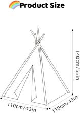 Benebomo Play Tent  Art.273795 Pārjume-telts bērnistabai