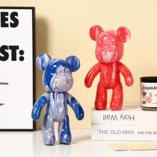 DIY Painting Liquid Bear Figure Kit - Home Decorations Art.273875  Набор для творчества Разукрась Мишку