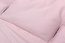 Bebe Basic Winter Footmuff Polar Fleece Art.273981 Pink ziemas siltais guļammaiss autokrēslam/ratiņiem