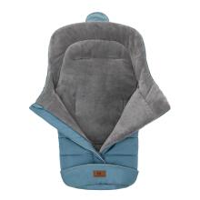 Bebe Basic Winter Footmuff Polar Fleece Art.273983 Light Blue Детский зимний конверт в коляску/автокресло