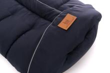 Bebe Basic Winter Footmuff Polar Fleece Art.273984  Blue ziemas siltais guļammaiss autokrēslam/ratiņiem