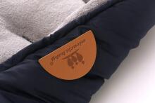 Bebe Basic Winter Footmuff Polar Fleece Art.273984  Blue ziemas siltais guļammaiss autokrēslam/ratiņiem