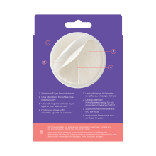 Lansinoh Washable Nursing Pads Art.20382 Vairākkārt lietojamie krūšu ielikņi 4gab