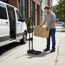 Foldable Hand Truck Warehouse Transport Cart 30 kg ModernHome