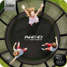 15ft/465cm Garden Trampoline with External Net and Ladder Neo-Sport