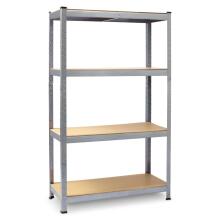 Metal storage shelf set of 2 pcs 174 x 80 x 40 cm Plonos PL-701