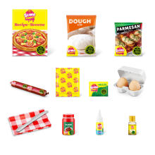 SLIME MART Gatavošanas komplekts - Iepirkumu groziņš "Pizza"
