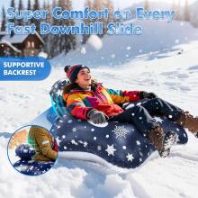 Kids World Snow Sleds/Tube Art.274259 Izturīgas piepūšamas sniega caurules  ar izturīgiem rokturiem