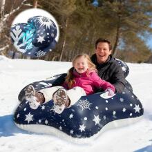 Kids World Snow Sleds/Tube Art.274259 Izturīgas piepūšamas sniega caurules  ar izturīgiem rokturiem