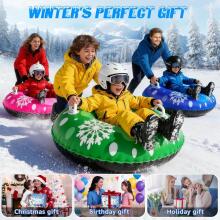 Kids World Snow Sleds/Tube Art.274261 Izturīgas piepūšamas sniega caurules  ar izturīgiem rokturiem 87cm