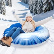 Kids World Snow Sleds/Tube Art.274268 Izturīgas piepūšamas sniega caurules  ar izturīgiem rokturiem 90cm