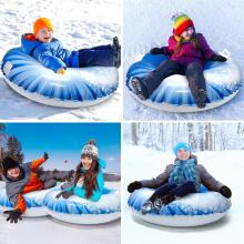 Kids World Snow Sleds/Tube Art.274268 Izturīgas piepūšamas sniega caurules  ar izturīgiem rokturiem 90cm