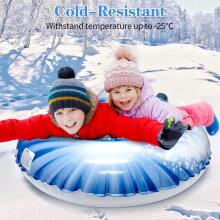 Kids World Snow Sleds/Tube Art.274268 Izturīgas piepūšamas sniega caurules  ar izturīgiem rokturiem 90cm
