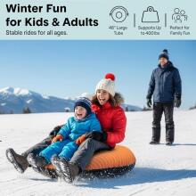 Kids World Snowtube XXL Art.274272   Inflatable Snow Tubes for Sledding with Sturdy Handles