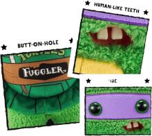 Teenage Mutant Ninja Turtles x Fuggler Donatello Soft Plush Toy Art.274346 Забавная игрушка-монстр в виде черепахи с человекоподобными зубами.
