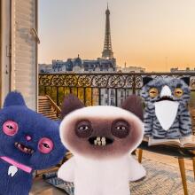 Fuggler Alley Cats (Yawper) – забавная уродливая плюшевая игрушка-монстр с человеческими зубами
