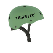 Ikonka Trike Fix Art.KX2813_3  bērnu velosipēdu ķivere regulējama LED M 55-58cm tumši zaļa