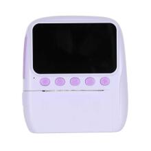 Ikonka Art.KX2859 Digitālais instant fotoaparāts 16x 128GB kasetnes marķieri purpursarkans