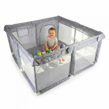La Bebe™ Travel Playpen Art.KX3011 Grey  Children's playpen 120x120 cm