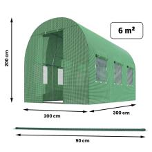 Dārza tunelis 2x3m 6m2 Plonos