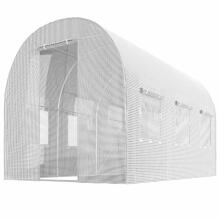 Dārza tunelis 2 x 3.5 m (7m2) balts plāns