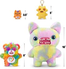 Fuggler Care Bears 23 cm Plush Toy (Togetherness Bear) by ZURU - Funny Ugly Monster Cuddly Toy with Human-like Teeth, Collectable Plush for Children, Teenagers, Adults & Crossover Fans