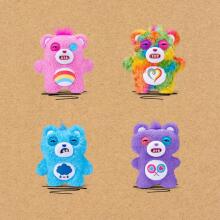 Fuggler Care Bears 23 cm Plush Toy (Share Bear) by ZURU - Funny Ugly Monster Cuddly Toy with Human-like Teeth, Collectable Plush for Children, Teenagers, Adults & Crossover Fans