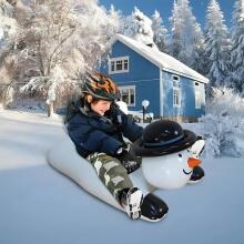 Atom SnowTube Snowman Art.274810 Inflatable Snow Tubes for Sledding with Sturdy Handles