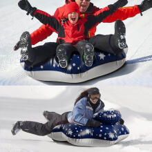 Atom SnowTube Flower Art.274811  Inflatable Snow Tubes for Sledding with Sturdy Handles
