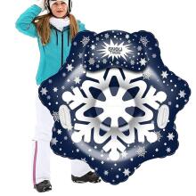 Atom SnowTube Flower Art.274811  Inflatable Snow Tubes for Sledding with Sturdy Handles