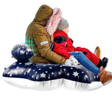 Atom SnowTube Flower Art.274811  Inflatable Snow Tubes for Sledding with Sturdy Handles