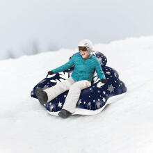 Atom SnowTube Flower Art.274811  Inflatable Snow Tubes for Sledding with Sturdy Handles