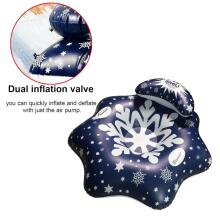 Atom SnowTube Flower Art.274811  Inflatable Snow Tubes for Sledding with Sturdy Handles