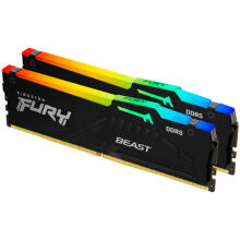 Kingston DRAM 16GB 6000MT/s DDR5 CL36 DIMM (Kit of 2) FURY Beast RGB EXPO