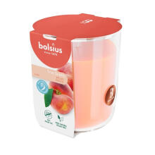 Svece arom. stikla gl. True Scents &Oslash;97x85mm peach 