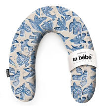 La Bebe™ Rich Maternity Pillow Art. 90612661 Nordic Birds. Pakaviņš (pakavs) mazuļa barošana, gulēšanai, pakaviņš grūtniecēm 30x104 cm