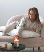 La Bebe™ Rich Maternity Pillow Art. 90612661 Nordic Birds. Pakaviņš (pakavs) mazuļa barošana, gulēšanai, pakaviņš grūtniecēm 30x104 cm