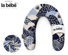 La Bebe™ Rich Maternity Pillow Art.00608159 Nordic Hills. Подковка для сна, кормления малыша 30x104 cm