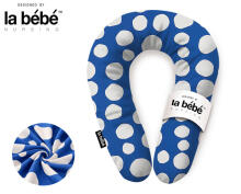 La Bebe™ Snug Maternity Pillow Art. 80579822 Nordic Stones. Подкова для сна / кормления малыша, 20x70 см
