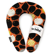La Bebe™ Snug Maternity Pillow Art. 30579834 Nordic Cats. Подкова для сна / кормления малыша, 20x70 см