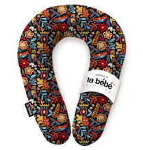 La Bebe™ Snug Maternity Pillow Art. 40579838 Nordic Florals. Pillow for Baby Sleep & Feeding, 20×70 cm