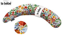 La Bebe™ Moon Cotton Maternity Pillow Art. 60608156 Nordic Bloom. Liels spilvens grūtniecēm ar memory putām (īpaši mīksts un kluss pildījums, kas pielagojas ķermenim)