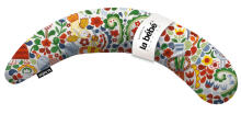 La Bebe™ Moon Cotton Maternity Pillow Art. 60608156 Nordic Bloom. Liels spilvens grūtniecēm ar memory putām (īpaši mīksts un kluss pildījums, kas pielagojas ķermenim)