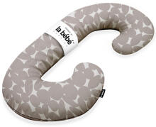 La Bebe™ Maternity Pillow Cotton Sì -Duo Art.80579836 Nordic Pebbles. Daudzfunkcionāls spilvens/pakavs grūtniecēm, ar memory foam