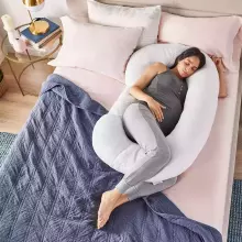 La Bebe™ Maternity Pillow Cotton Sì -Duo Art.20608144 Nordic Night. Daudzfunkcionāls spilvens/pakavs grūtniecēm, ar memory foam