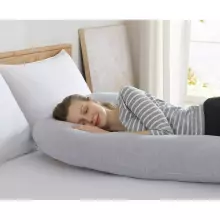 La Bebe™ Maternity Pillow Cotton Sì -Duo Art.60608156 Nordic Bloom. Daudzfunkcionāls spilvens/pakavs grūtniecēm, ar memory foam